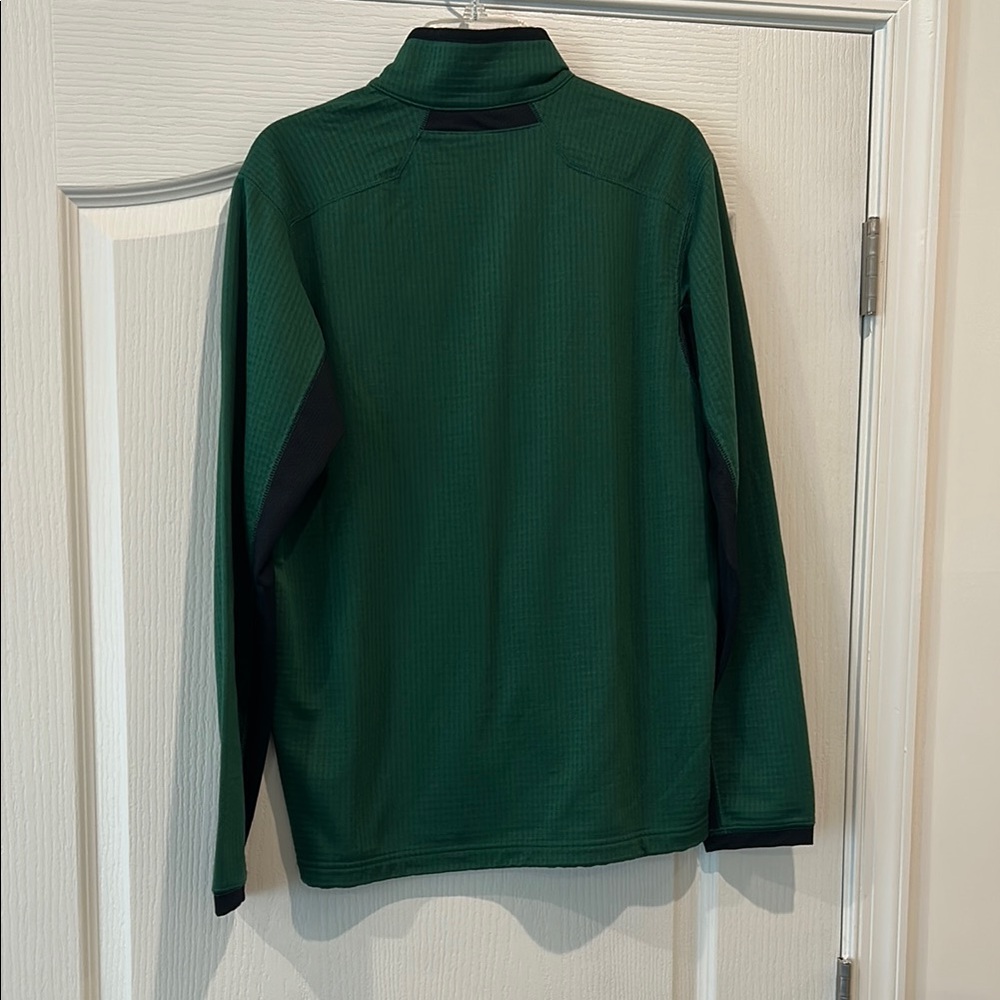 Nike Green Quarter-Zip Pullover with B Logo Baylor - Picture 4 of 4